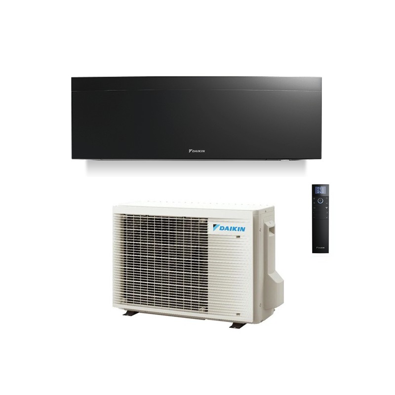 Daikin Emura 3 FTXJ35AB + RXJ35A 12000 BTU Mono Split Inverter Wi-Fi – Nero – Climatizzatore a Parete R-32