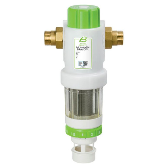 Acqua Brevetti BravoFIL FT020 – Filtro Autopulente Semiautomatico ¾" – Filtrazione 100 Micron