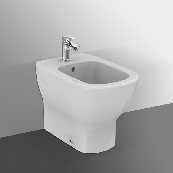 TESI NEW BIDET FILO PARETE B.CO  T354001